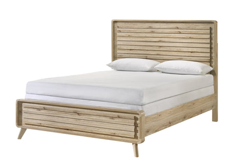 Dawson Light Brown Panel Queen Bed