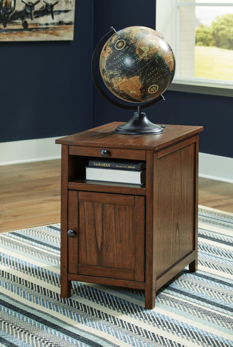 Treytown Brown Chairside End Table - Ella Furniture