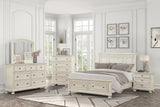Magnolia Cream Storage Sleigh Bedroom Set