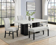 Parkside Light Gray Rectangular Dining Room Set