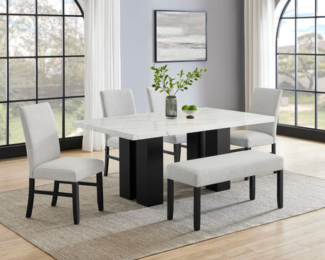 Parkside Light Gray Rectangular Dining Room Set