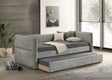 Philipa Light Gray Upholstered Daybed