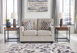 Mahoney Pebble Chenille Loveseat - Ella Furniture