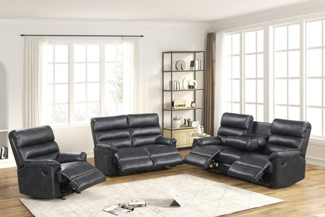 Albert Dark Gray 3-Piece Reclining Set