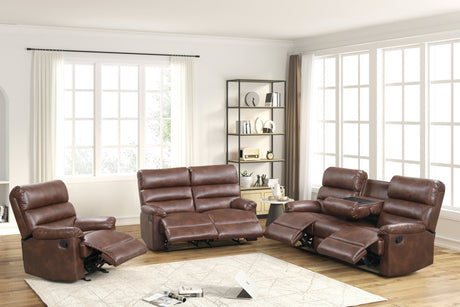 Albert Cherry 3-Piece Reclining Set