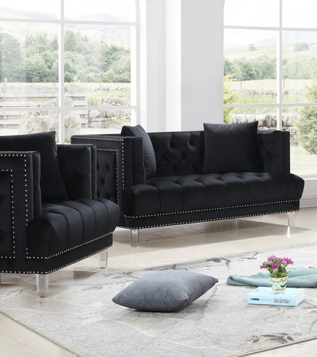 Lucas Black Loveseat