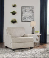 Vayda Pebble Chenille Chair - Ella Furniture