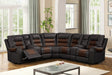 Jordon Brown Reclining Sectional