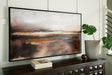 Drewland Black/brown/orange Wall Art - Ella Furniture