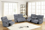 Albert Gray Fabric 3-Piece Reclining Set