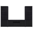 Winfield 3-piece Entertainment Center 60-inch TV Stand Black