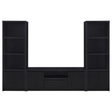 Winfield 3-piece Entertainment Center 60-inch TV Stand Black