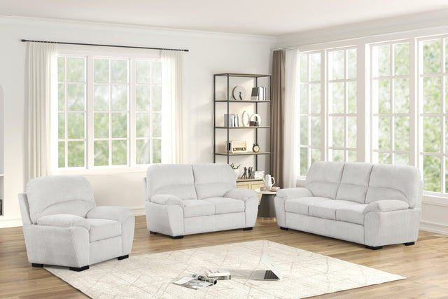 Tiffany White 3-Piece Living Room Set