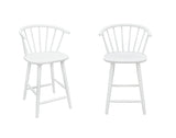 Janna White Counter Height Barstool