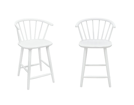 Janna White Counter Height Barstool