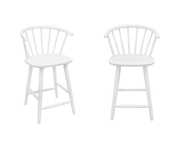 Janna White Counter Height Barstool