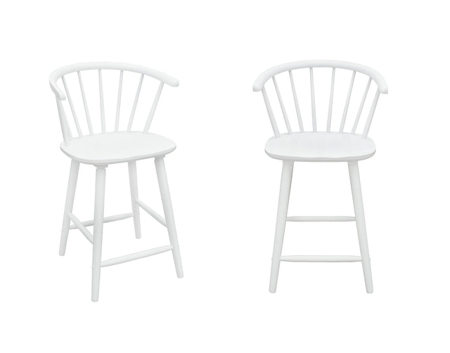 Janna White Counter Height Barstool