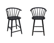 Janna Black Counter Height Barstool