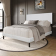 Helen White PU Platform Twin Bed