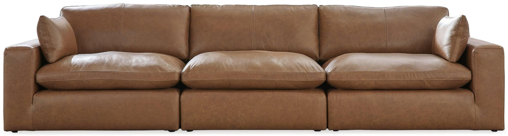 Emilia Caramel 3-Piece Sectional Sofa [ETA: 07/22] - Ella Furniture