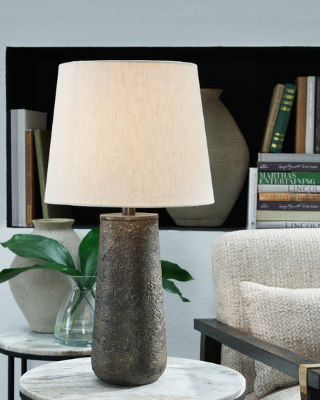 Chaston Antique Bronze Finish Table Lamp (Set Of 2) - Ella Furniture