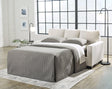 Rannis Snow Chenille Full Sofa Sleeper - Ella Furniture