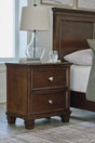 Danabrin Brown Nightstand - Ella Furniture