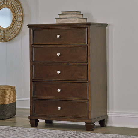 Danabrin Brown Chest Of Drawers - Ella Furniture