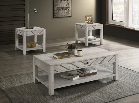 Valor Light Gray Coffee Table Set