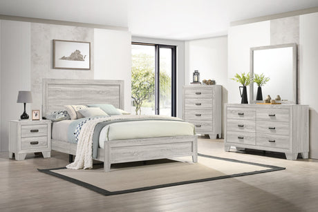 Millie Light Gray Panel Full Bed