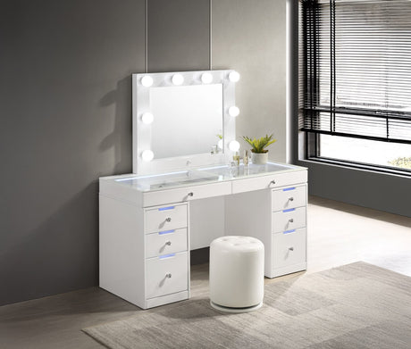 Luxo White Vanity Set