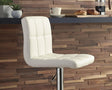 Bellatier Bone Adjustable Height Bar Stool D120-230 - Ella Furniture