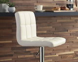 Bellatier Bone Adjustable Height Bar Stool D120-230 - Ella Furniture