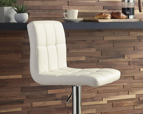 Bellatier Bone Adjustable Height Bar Stool D120-230 - Ella Furniture