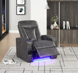 Topgun Dark Gray Power Recliner