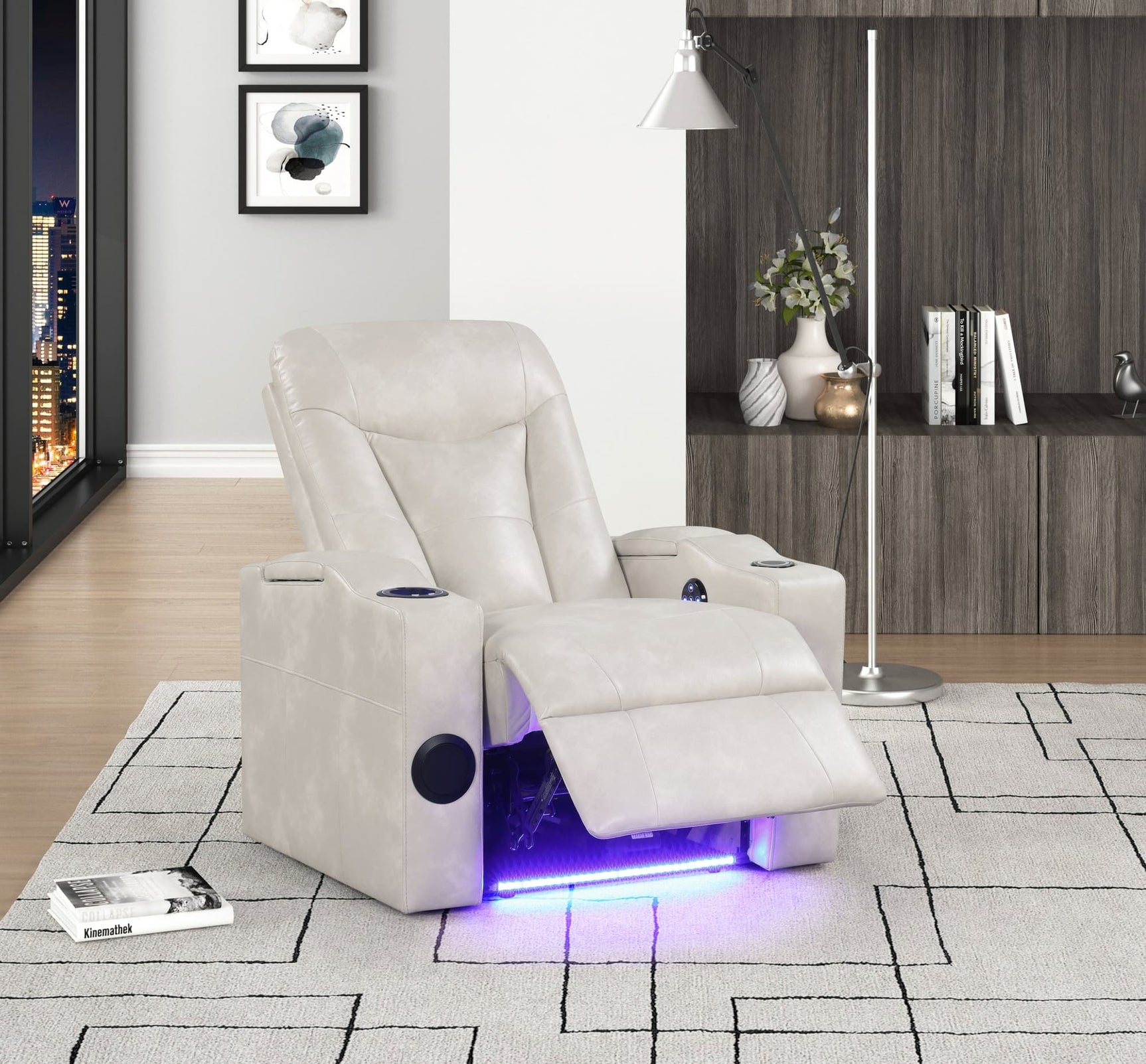 Topgun Ivory Power Recliner