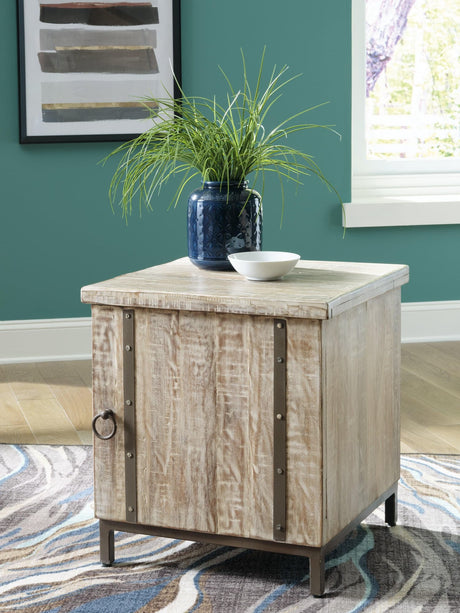 Laddford Whitewash Accent Cabinet A4000506 - Ella Furniture