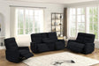 Nina Black Fabric 3-Piece Power Reclining Set