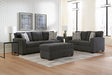 Junior Charcoal 2-Piece Living Room Set