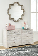 Paxberry Whitewash Dresser EB1811-231 - Ella Furniture