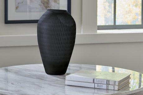 Etney Slate Vase A2000510 - Ella Furniture