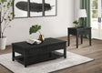 Concord 2-piece Coffee and End Table Set Distressed Java