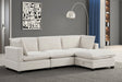 Cloud Cream Velvet Modular Sectional