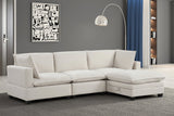 Cloud Cream Velvet Modular Sectional