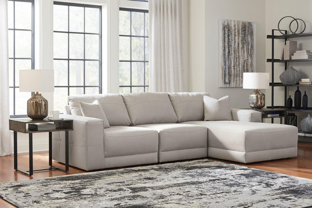 Next-gen Gaucho Gray 3-Piece Sectional Sofa With Chaise 18304S2 - Ella Furniture