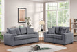 Hime Gray 2-Piece Living Room Set
