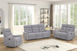 Nina Gray Fabric 3-Piece Power Reclining Set