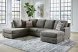 O'phannon Putty 2-Piece Sectional With Chaise 29402S2 - Ella Furniture