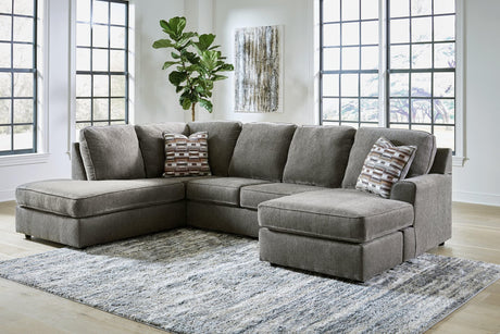 O'phannon Putty 2-Piece Sectional With Chaise 29402S2 - Ella Furniture