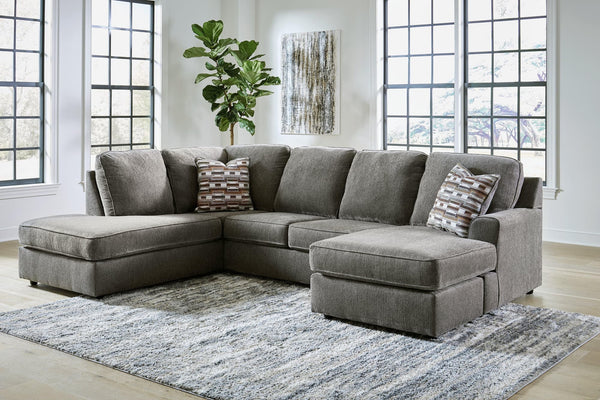 O'phannon Putty 2-Piece Sectional With Chaise 29402S2 - Ella Furniture